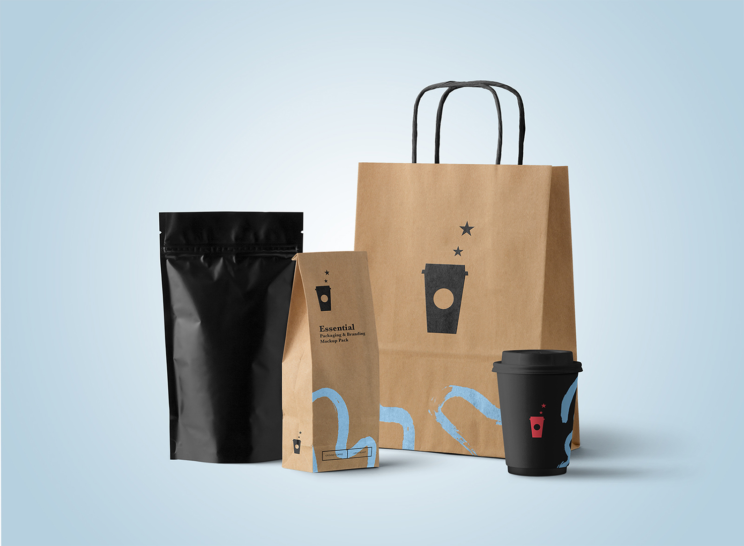 Free Coffee Branding Mockup