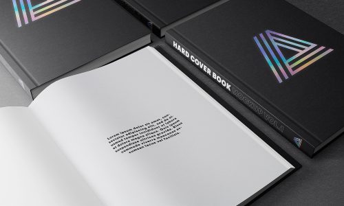 Free Hardcover Book Mockup