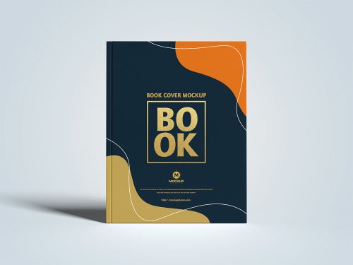 Free Letter Size Cover Branding Book Mockup