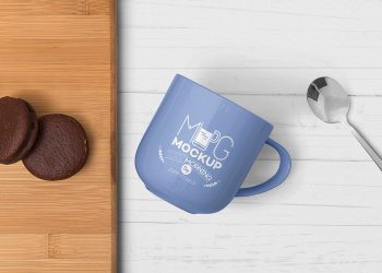 Free Mug PSD Mockup