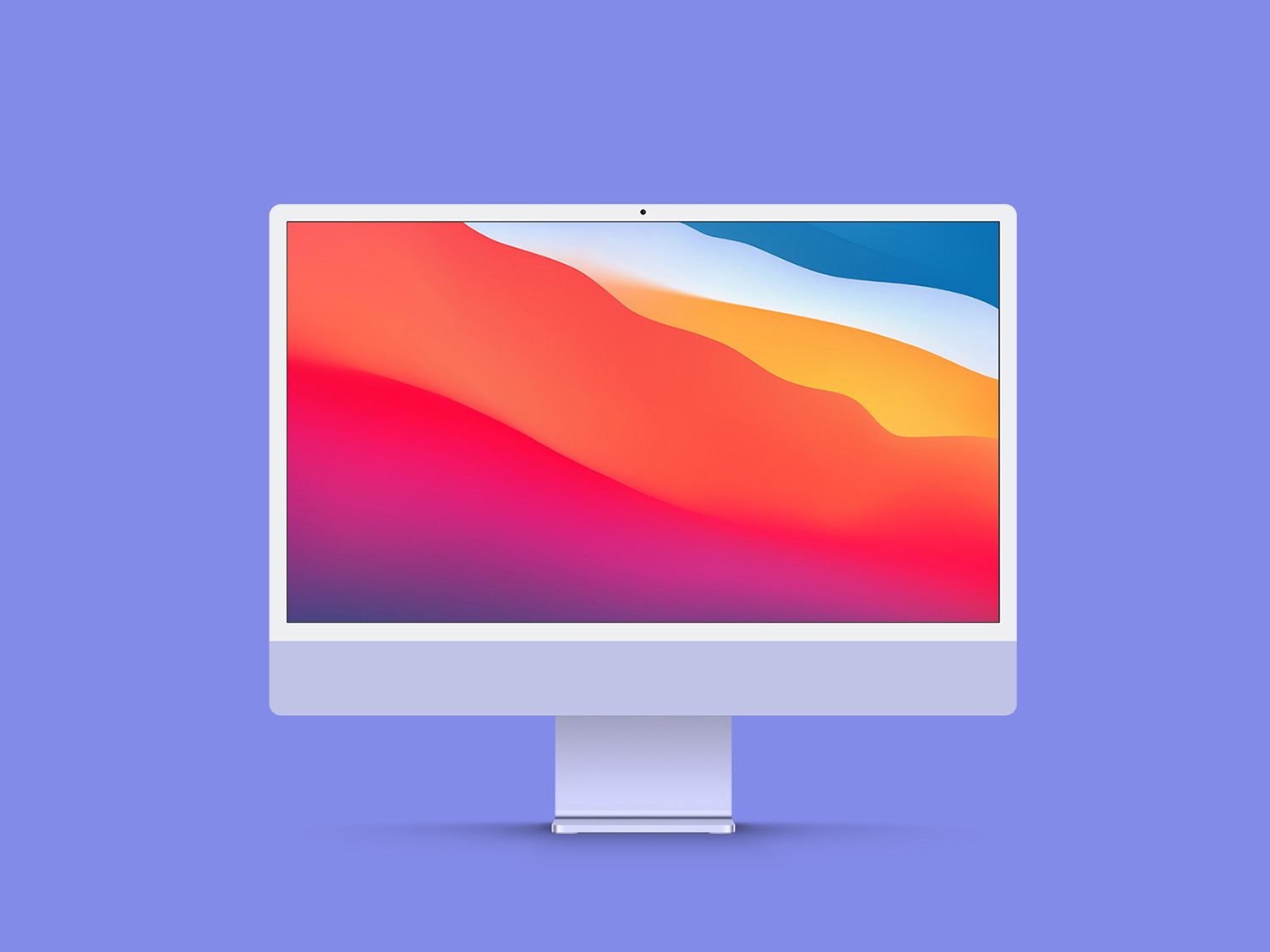 Free iMac 24 Inch Display Mockup