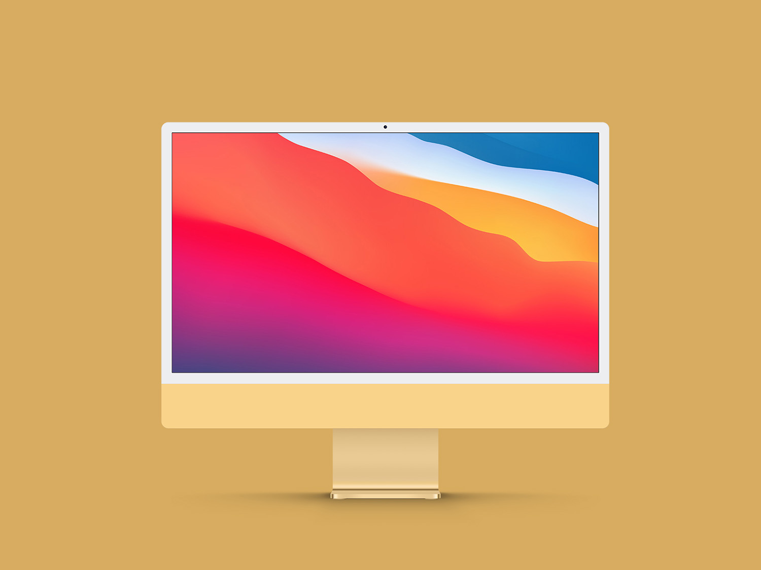 Free iMac 24 Inch Display Mockup