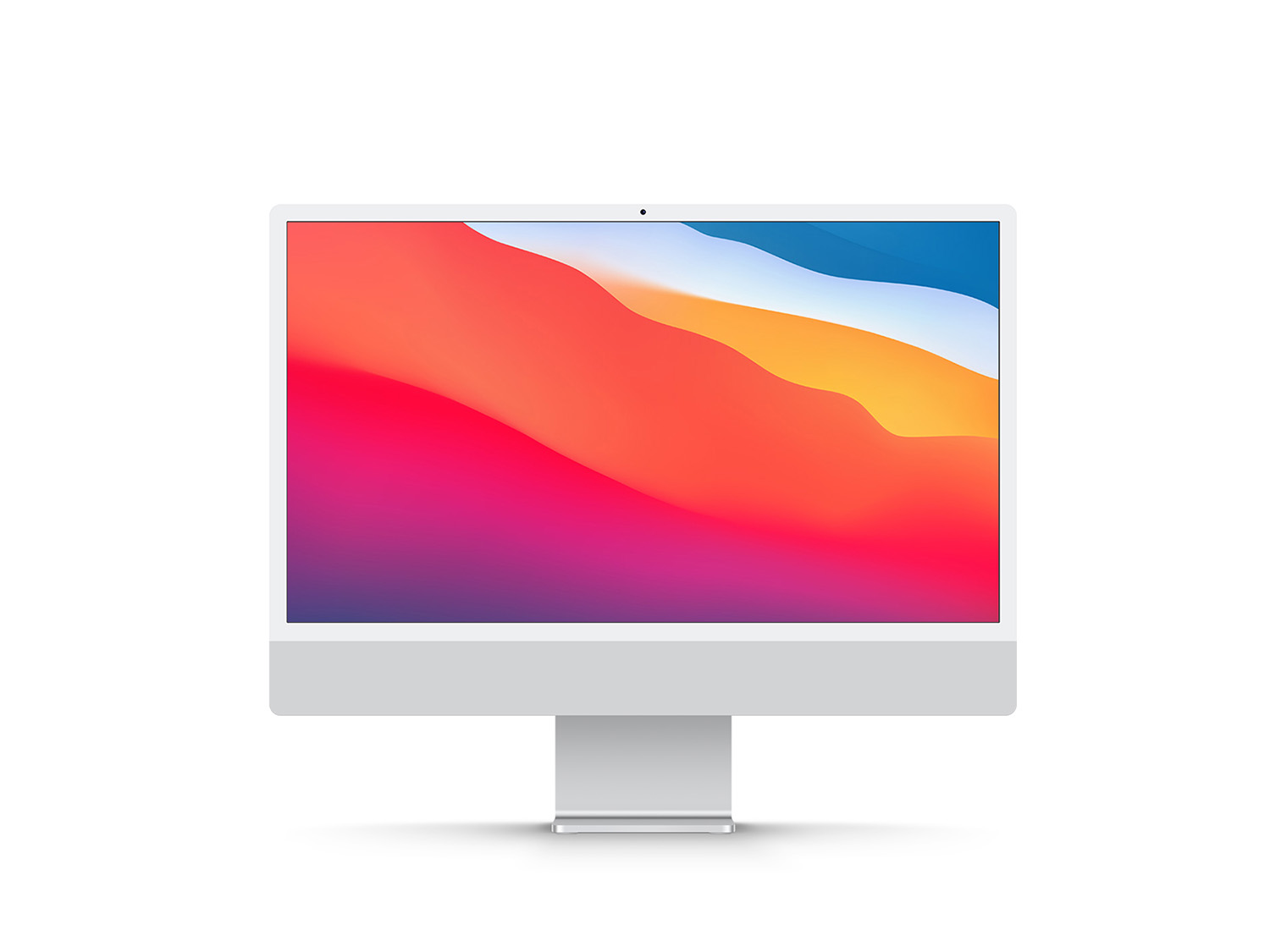 Free iMac 24 Inch Display Mockup