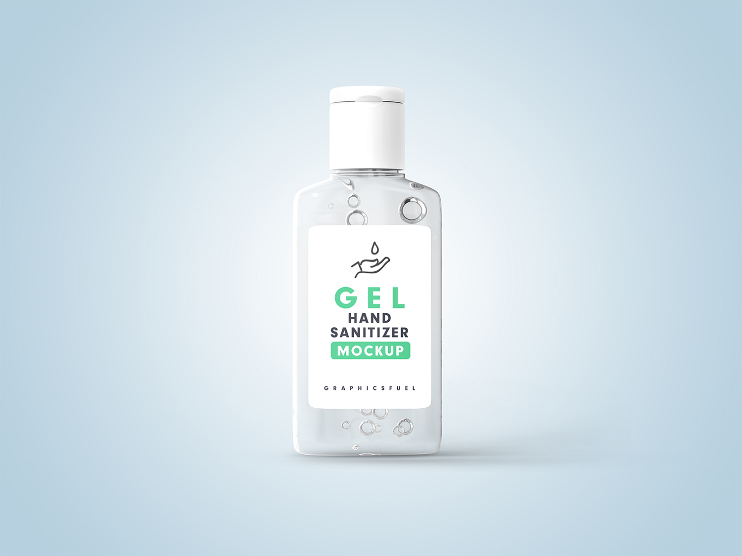 Hand Sanitizer Bottle Free Mockup