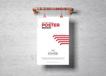 Hanging Poster Free Mockup