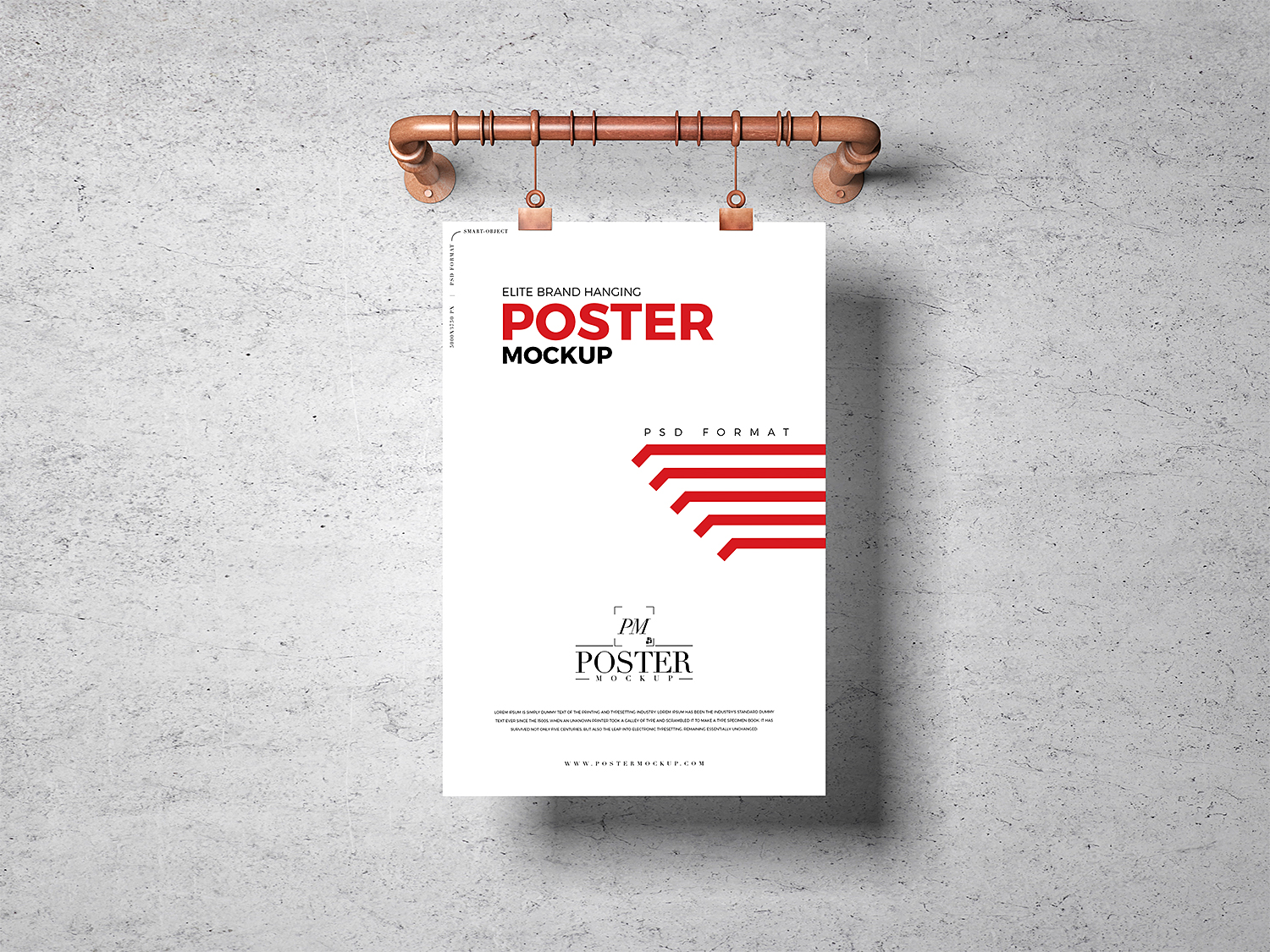 Hanging Poster Free Mockup