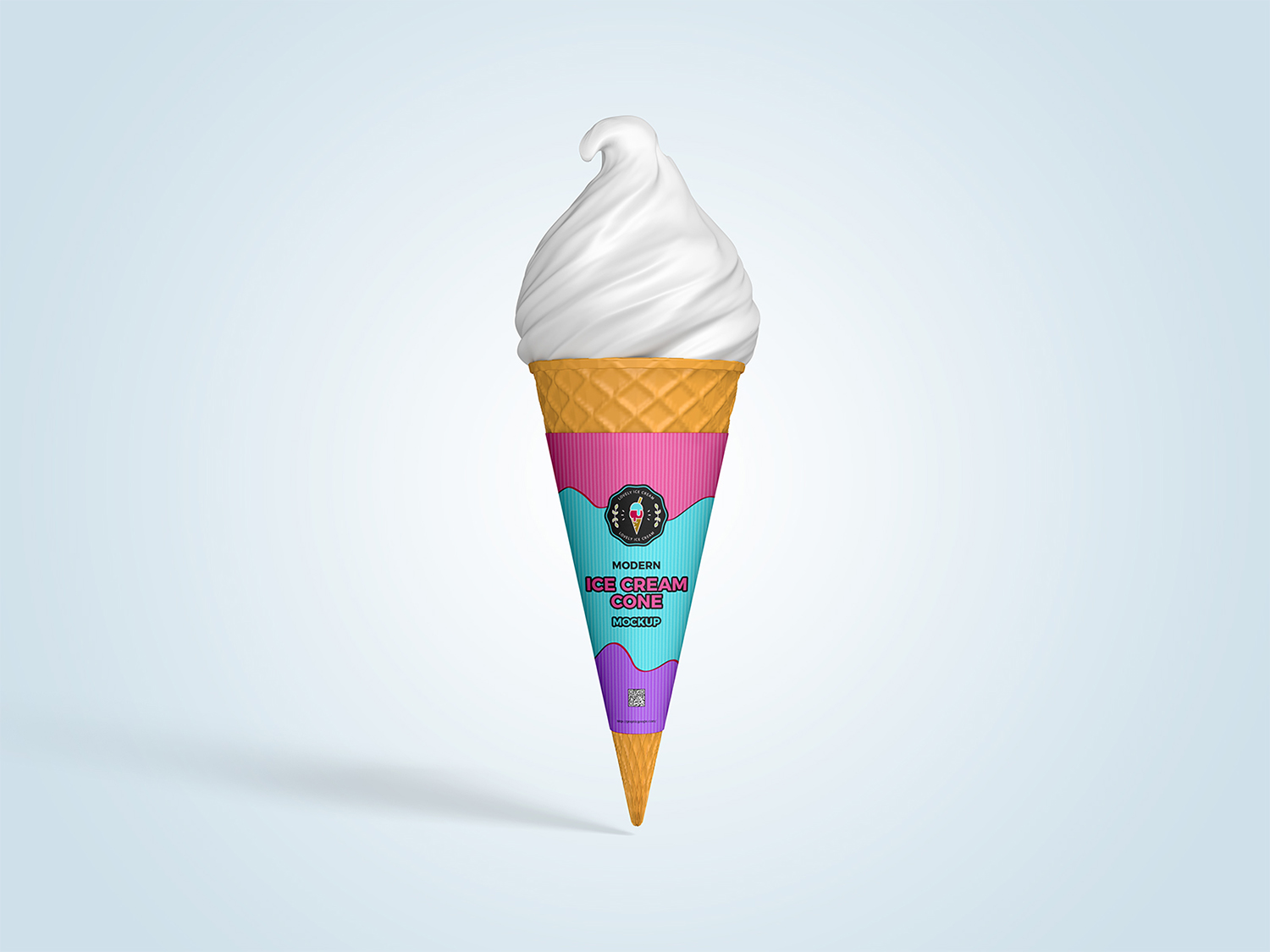 Ice Cream Cone Mockup - Best Free Mockups.