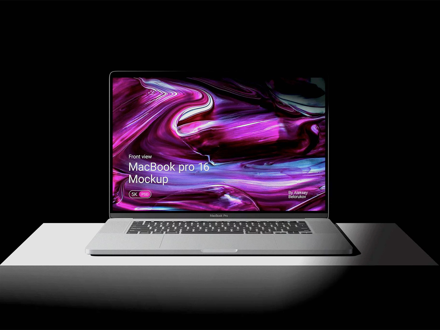 MacBook Pro 16 Free Mockup