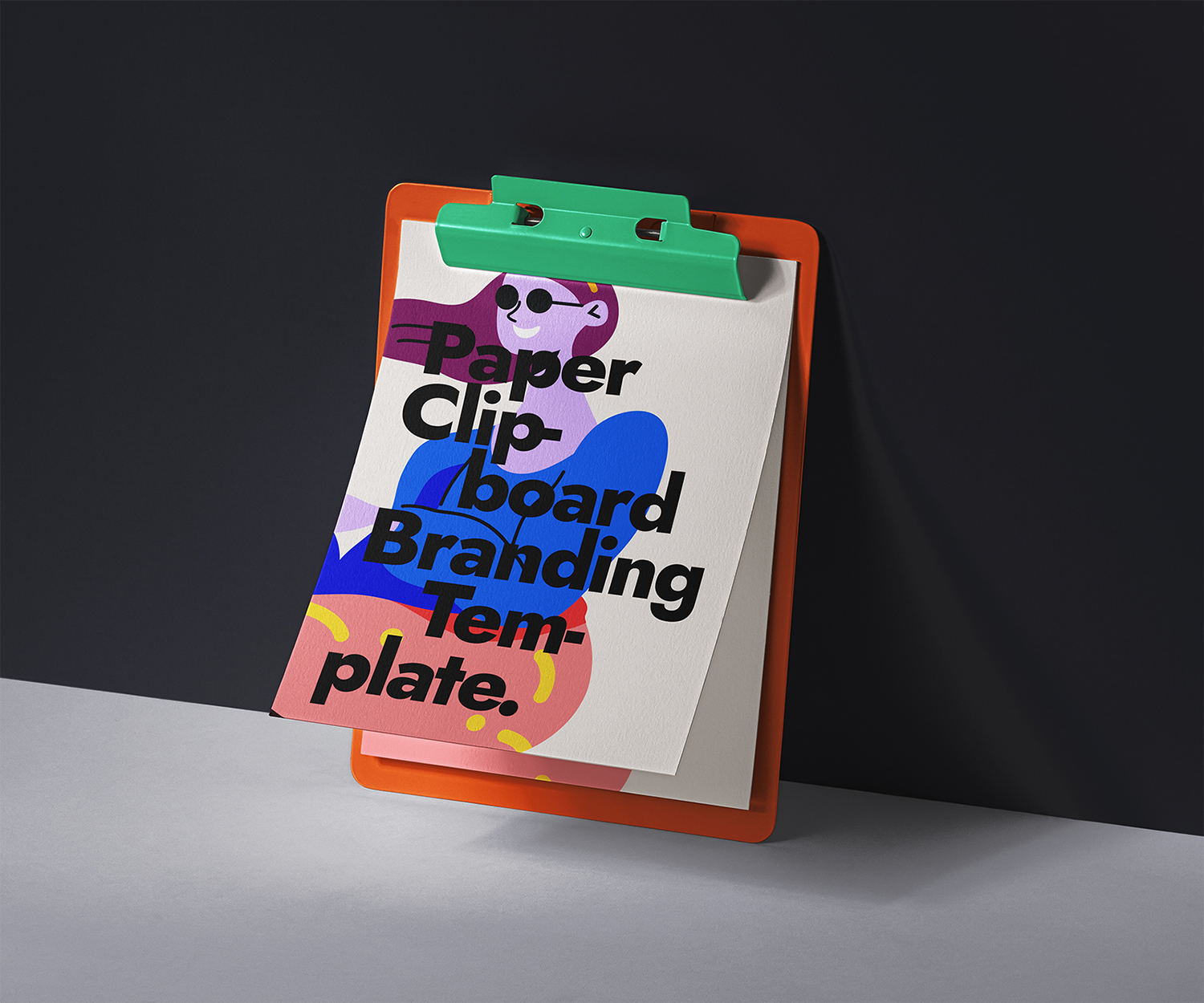 Paper PSD Clipboard Free Mockup
