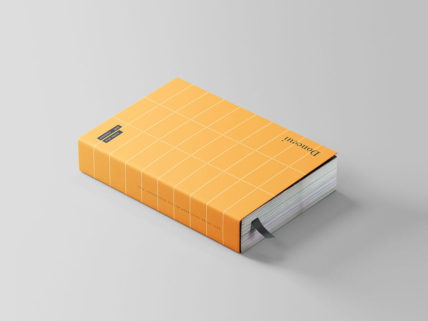 Thick Softcover Book Mockup