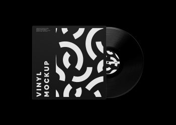 Vinyl Record Free Mockup