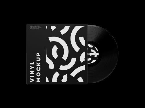 Vinyl Record Free Mockup