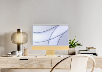 iMac PSD Free Mockup