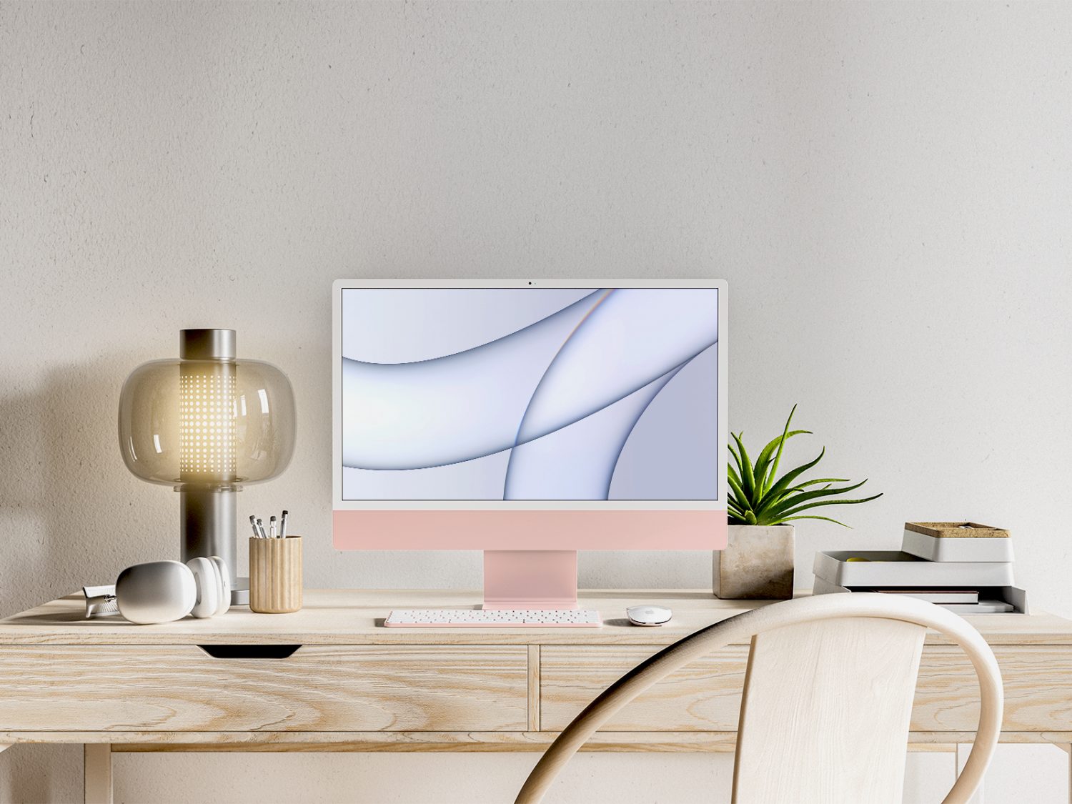 iMac PSD Free Mockup