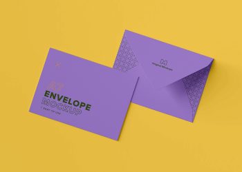 A7 Envelope PSD Free Mockup