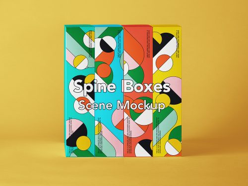 Boxes Packaging Free Mockup Set