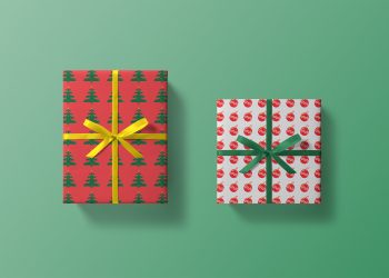 Christmas Box Mockup