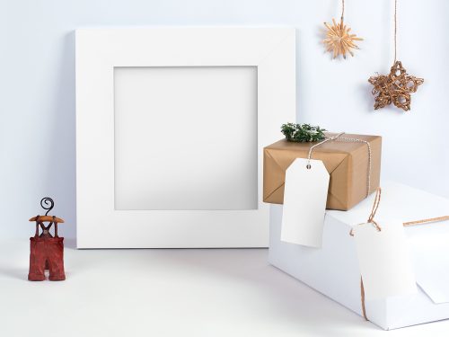 Christmas Frame Free Mockup