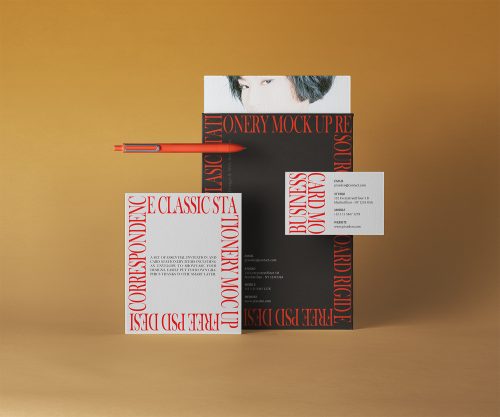 Classic PSD Mailing Mockup Set