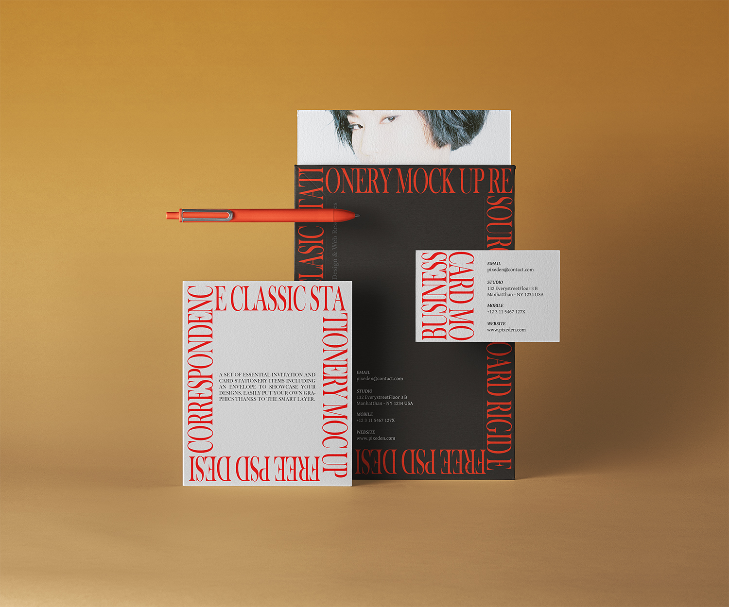 Classic PSD Mailing Mockup Set