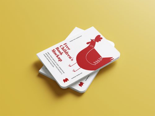 Free Children’s Book Mockup