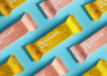 Free Chocolate Bar Mockup