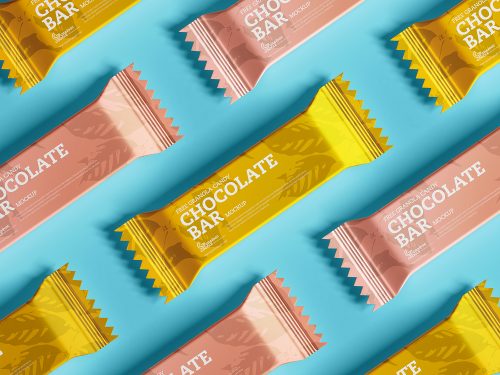 Free Chocolate Bar Mockup