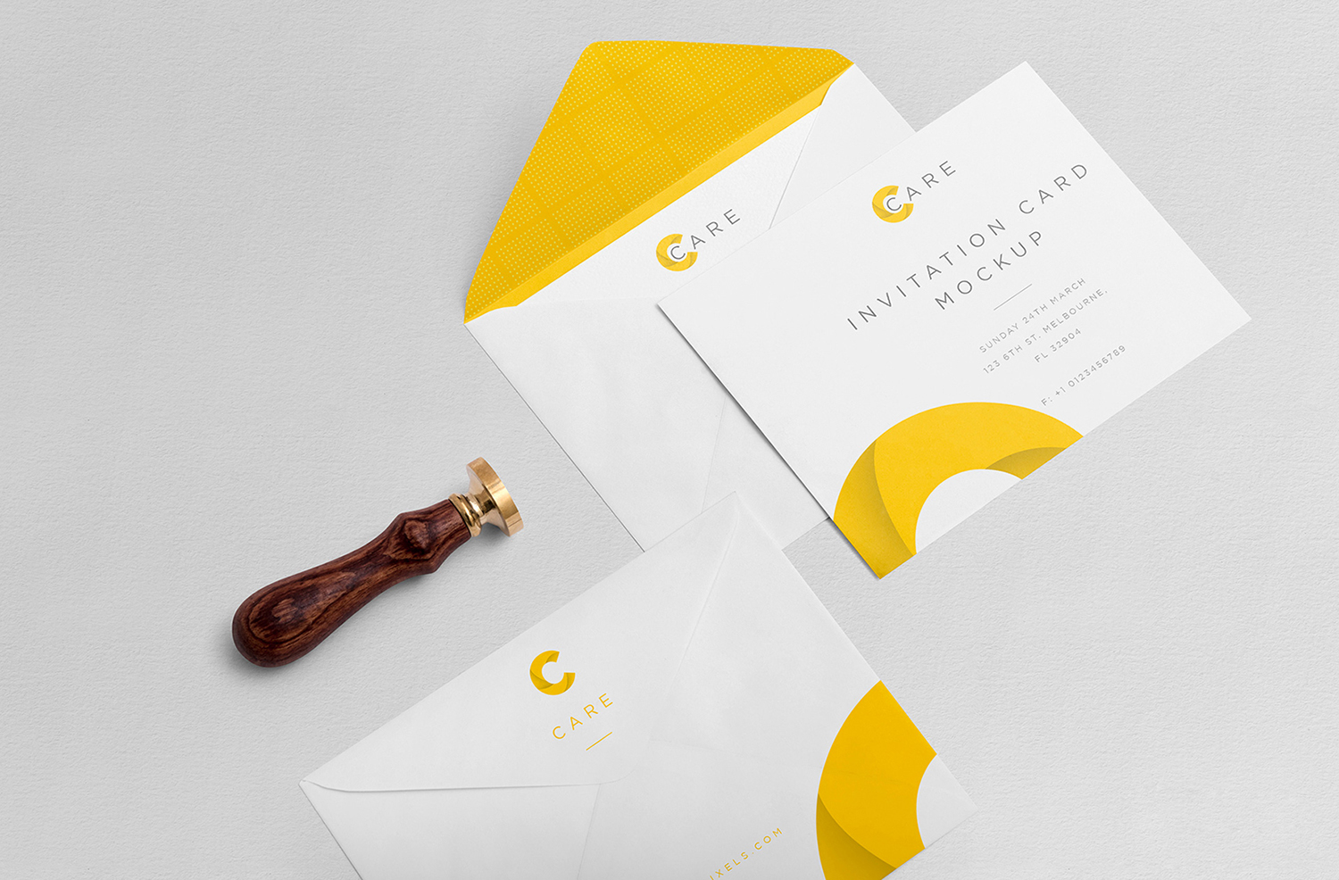 Free Classy Invitation Mockup