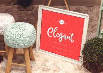 Free Elegant Frame Mockup Design