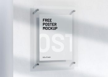 Free Letter Size Poster Mockup
