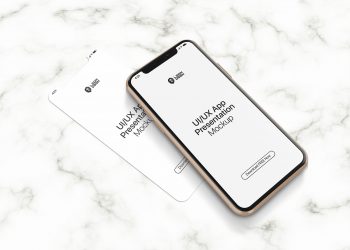 Free UI/UX App Presentation iPhone 11 Pro Mockup