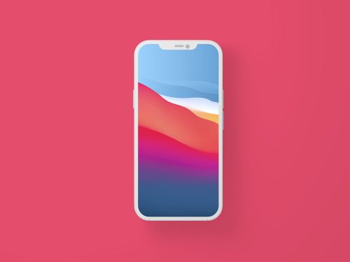 Free iPhone 12 Clay Mockup