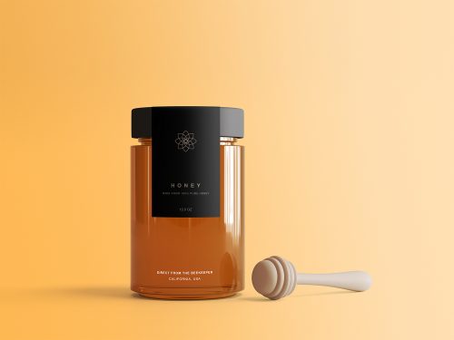 Honey Jar Free Package Mockup