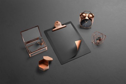 Isometric Branding Free Mockup Scene