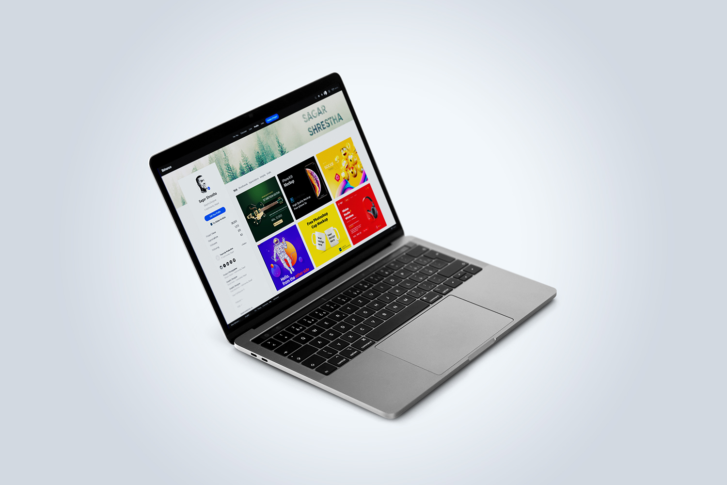 MacBook Pro Free Mockup PSD