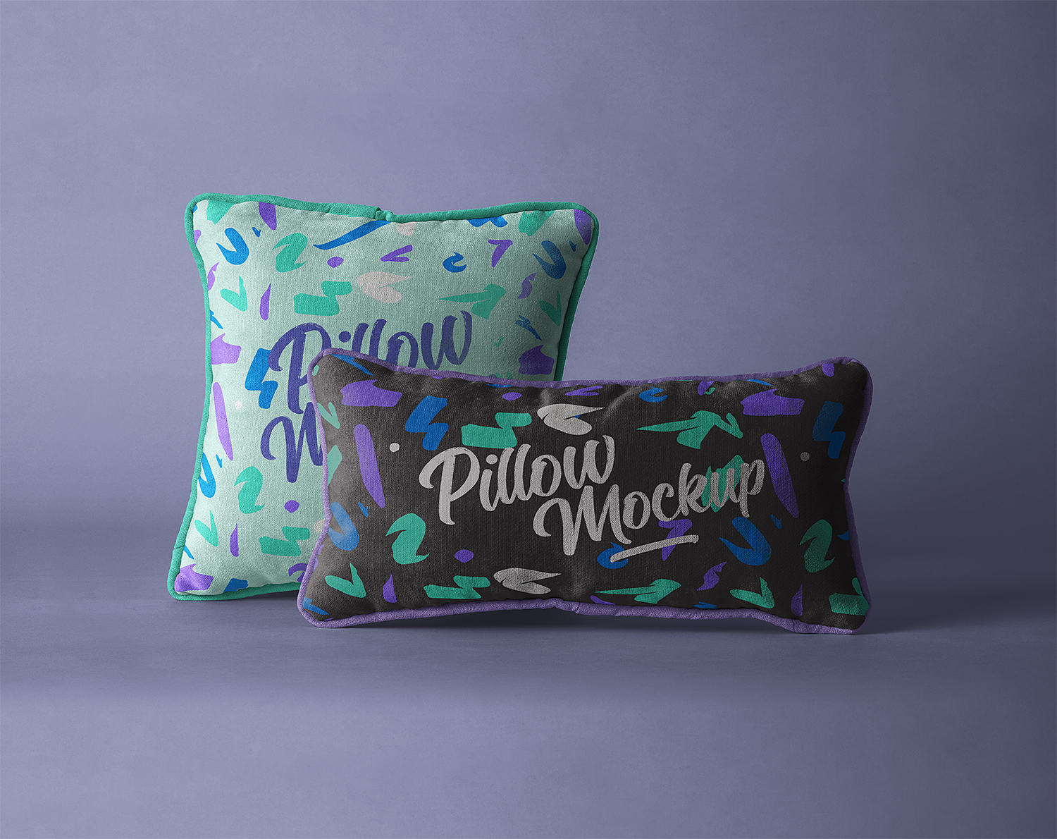 PSD Throw Pillow Mockup Set