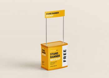 Trade Stand PSD Free Mockup