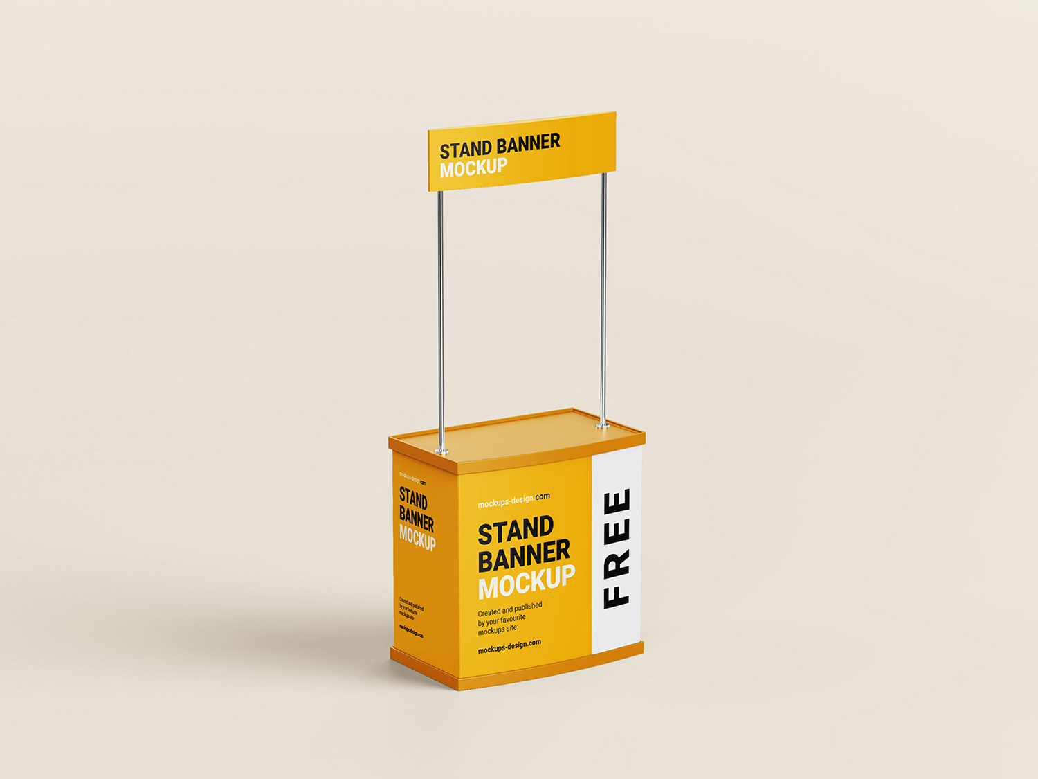 Trade Stand PSD Free Mockup