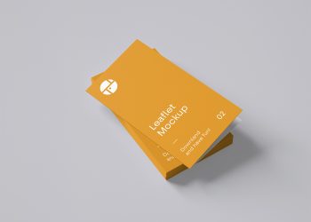 Two-Fold Brochure Free Mockup