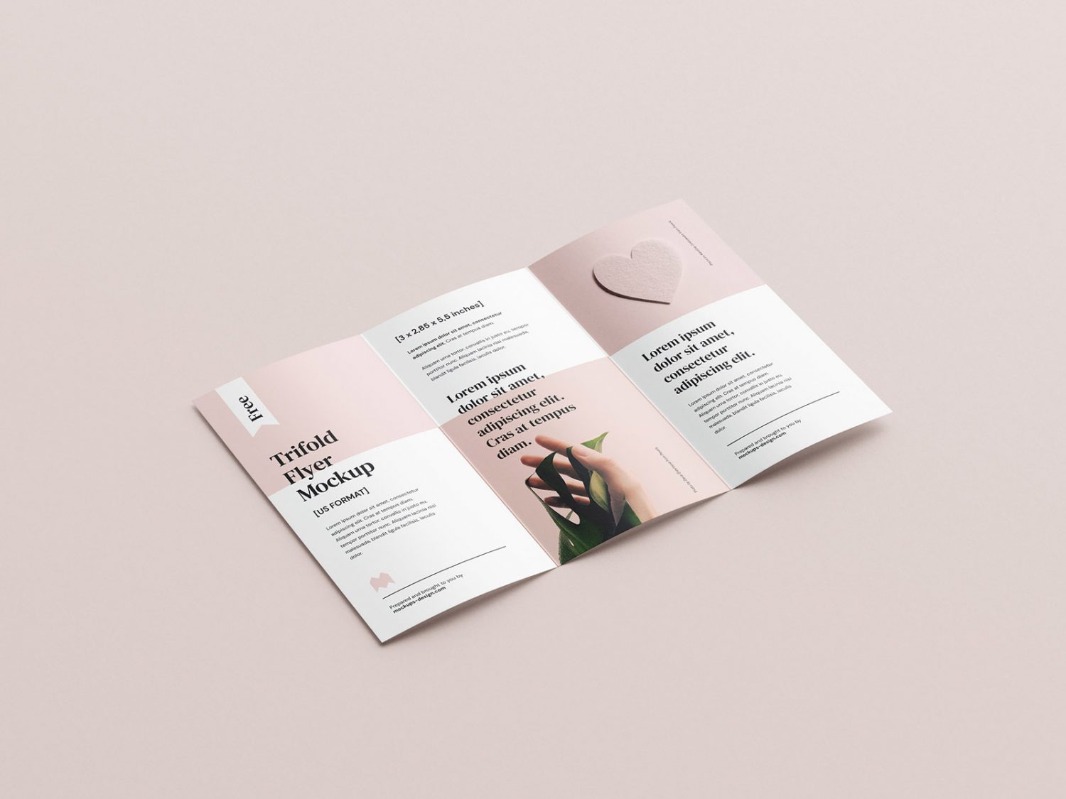 Flyer Free Mockup Scene