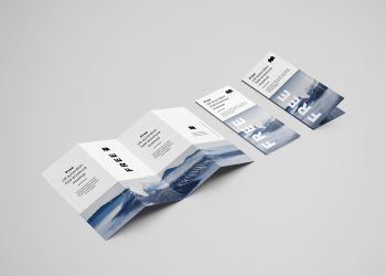 Free Accordion Brochure Mockup