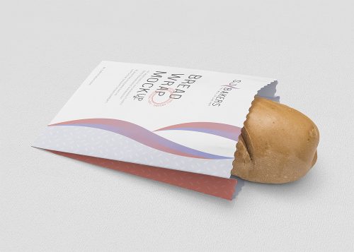 Free Bread Paper Bag Packaging Mockup