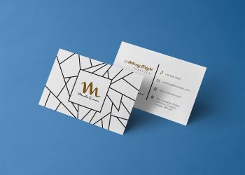 Free Business Card Design Template Mockup