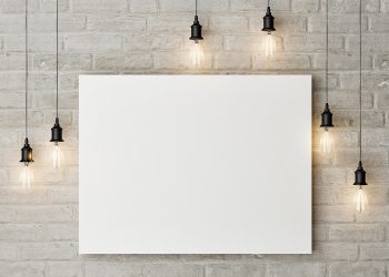 Free Canvas Painting Mockup