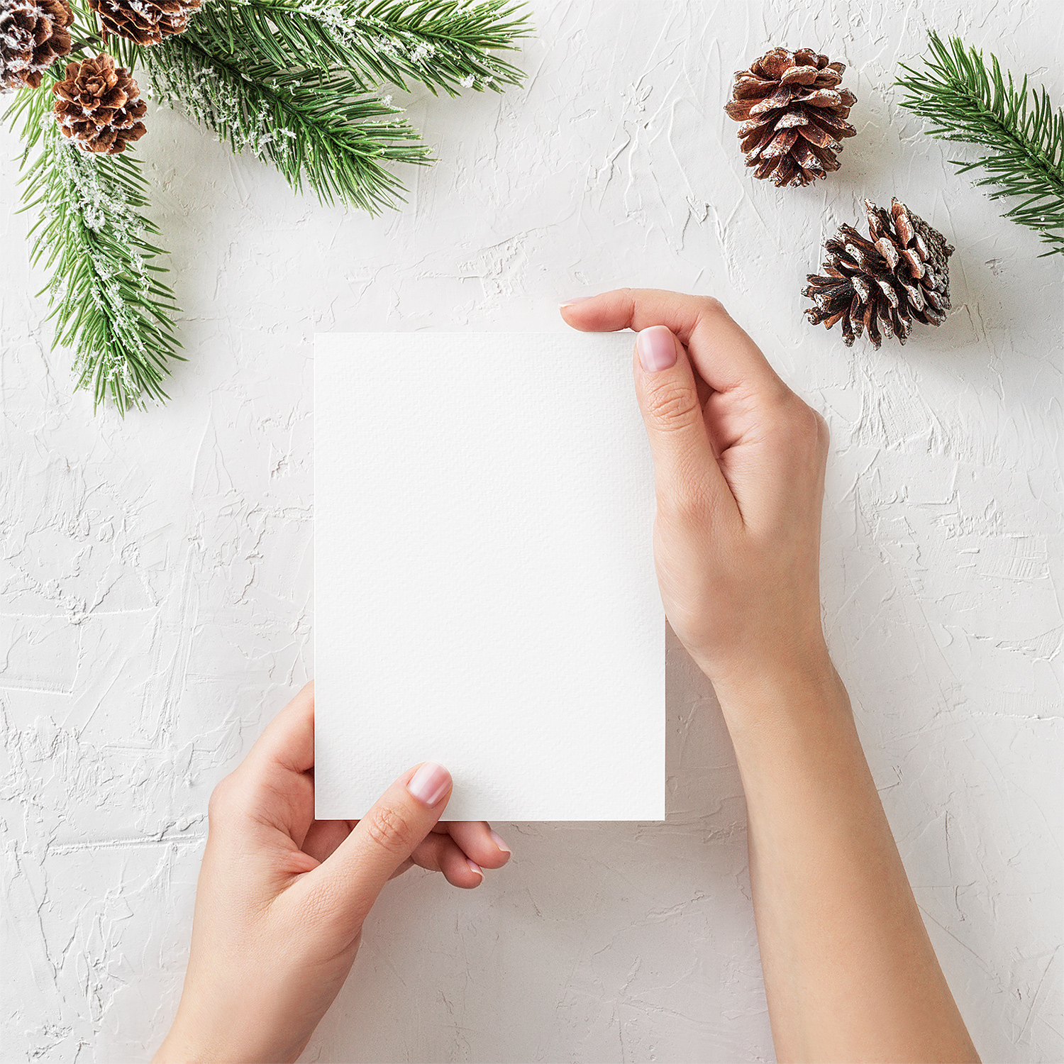 Free Christmas Card Mockup