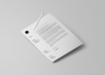 Free Letterhead Stationary Mockup