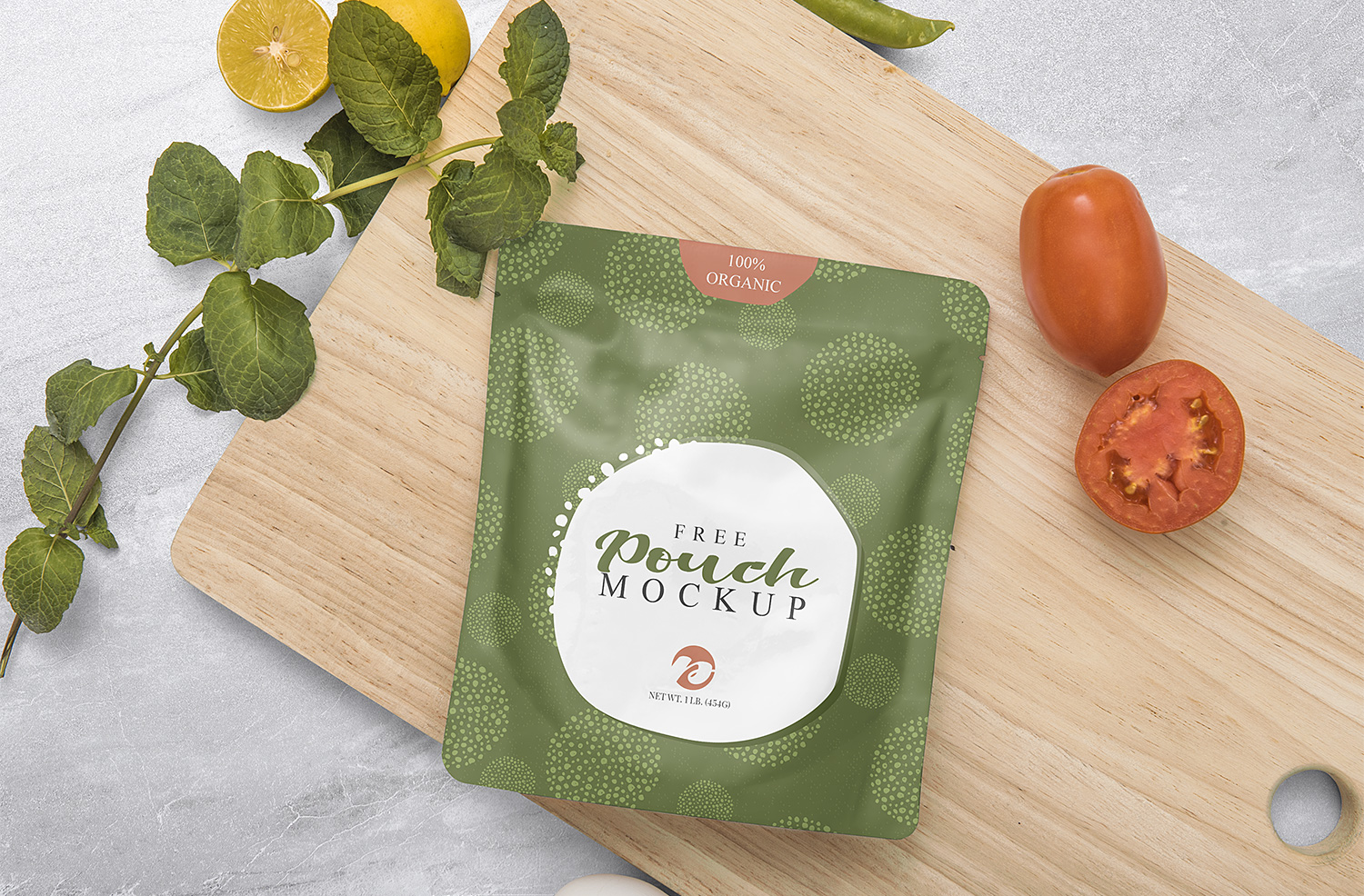 Free Sealed Sachet Mockup