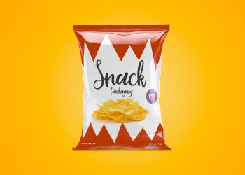 Free Snack Packaging Mockup
