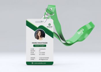 ID Card Free Mockup