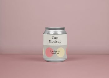 Mini Can PSD Mockup